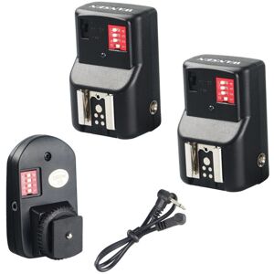 GreenZech Wireless Flash Trigger Transmitter Set with 2 Receivers for Camera 16 Channels GreenZech Wireless Flash Trigger Transmitter Set with 2 Receivers for Camera 16 Channels