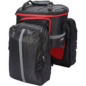 GreenZech (Red) Bike Bicycle Luggage Scalable Waterproof Cycling Pannier Rear Bag GreenZech (Red) Bike Bicycle Luggage Scalable Waterproof Cycling Pannier Rear Bag