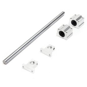 GreenZech 16mm x 400mm Linear Rail Shaft With SC16UU Bearing Block Guide Support For CNC P GreenZech 16mm x 400mm Linear Rail Shaft With SC16UU Bearing Block Guide Support For CNC P