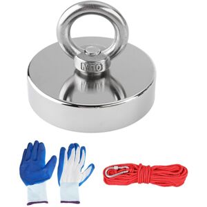 GreenZech (10M) 75mm 300KG Neodymium Fishing Salvage Recovery Magnet with 10/20 Meters Rop GreenZech (10M) 75mm 300KG Neodymium Fishing Salvage Recovery Magnet with 10/20 Meters Rop