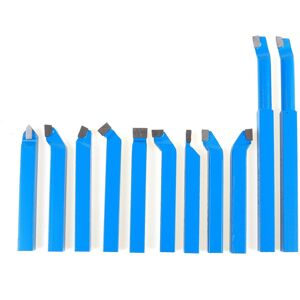 GreenZech (12mm) 11pcs 8/10/12mm Carbide Lathe Tool Set Cutting Turning Boring CNC Bits GreenZech (12mm) 11pcs 8/10/12mm Carbide Lathe Tool Set Cutting Turning Boring CNC Bits
