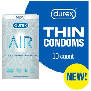 Durex Air Condoms, Extra Thin, Transparent Natural Rubber Latex Condoms for Men, Durex Air Condoms, Extra Thin, Transparent Natural Rubber Latex Condoms for Men,