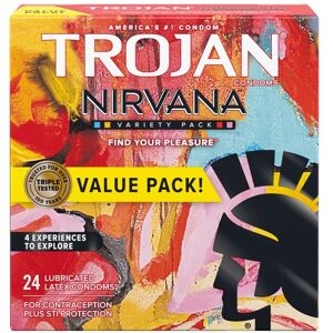 Trojan Nirvana Colle ction Variety Pack Condoms - 24 count Trojan Nirvana Colle ction Variety Pack Condoms - 24 count