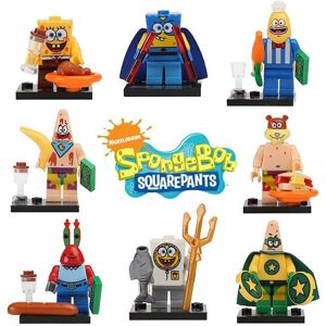 Unbranded 8pcs SpongeBob Toy Building Block Children's Wisdom Game Kids Christmas Gift Unbranded 8pcs SpongeBob Toy Building Block Children's Wisdom Game Kids Christmas Gift