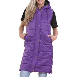 A2Z (L) Ladies Oversized Gilet Purple Jacket A2Z (L) Ladies Oversized Gilet Purple Jacket