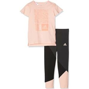 (9-12 Months (Height 80cm)) Infants adidas MiniMe Set T-shirt and Leggings (9-12 Months (Height 80cm)) Infants adidas MiniMe Set T-shirt and Leggings