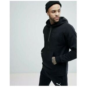 (M) Mens Puma Archive Embossed Hoody Sweatshirt Black 575677-01 NEW (M) Mens Puma Archive Embossed Hoody Sweatshirt Black 575677-01 NEW