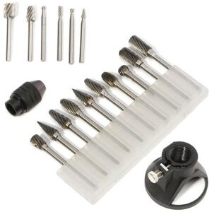 GreenZech Drill Carving Locator with 0.5-3.2mm Keyless Chuck 6pcs Router Bits and 10pcs Wo GreenZech Drill Carving Locator with 0.5-3.2mm Keyless Chuck 6pcs Router Bits and 10pcs Wo