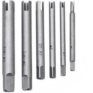 GreenZech 6pcs M4-M12 Damaged Screw Extractor Alloy Screw Bolt Remover GreenZech 6pcs M4-M12 Damaged Screw Extractor Alloy Screw Bolt Remover
