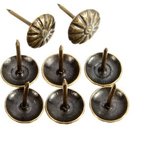 GreenZech 100Pcs 10x16mm Antique Brass Upholstery Nails Doornail Hardware Screws DIY Decor GreenZech 100Pcs 10x16mm Antique Brass Upholstery Nails Doornail Hardware Screws DIY Decor