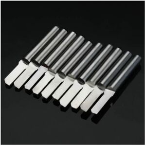 GreenZech 10pcs 3.175mm Shank 2.5x8mm Tungsten Steel Parallel Milling Cutter Engraving Bit GreenZech 10pcs 3.175mm Shank 2.5x8mm Tungsten Steel Parallel Milling Cutter Engraving Bit