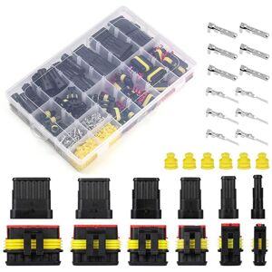 GreenZech 708Pcs Waterproof Automotive Electrical Connector Terminals Automotive Electrica GreenZech 708Pcs Waterproof Automotive Electrical Connector Terminals Automotive Electrica
