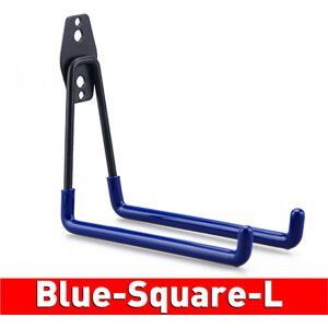 GreenZech (Blue Square L) 9PCS Garage Storage Wall Mounted Hooks Utility Heavy Duty Hanger GreenZech (Blue Square L) 9PCS Garage Storage Wall Mounted Hooks Utility Heavy Duty Hanger