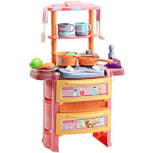 GreenZech () Dream Kitchen Role Play Cooking Children Tableware Toys Set with Sound Light GreenZech () Dream Kitchen Role Play Cooking Children Tableware Toys Set with Sound Light