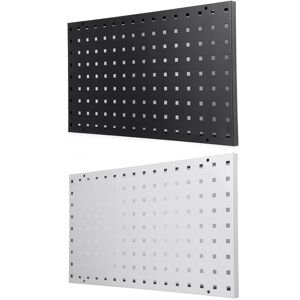 GreenZech (Black) 600x350MM Metal Pegboard Panels Hardware Tools Hanging Board Storage Org GreenZech (Black) 600x350MM Metal Pegboard Panels Hardware Tools Hanging Board Storage Org