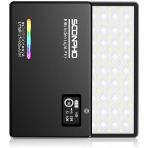 GreenZech (Black) LED Video Light CRI 97 Fill Light Photography Lighting for Video Recordi GreenZech (Black) LED Video Light CRI 97 Fill Light Photography Lighting for Video Recordi