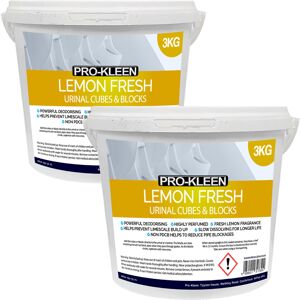 (2 x 3KG) Pro-Kleen Lemon Urinal Blocks (2 x 3KG) Pro-Kleen Lemon Urinal Blocks