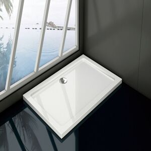 AICA (1400x800mm) Shower Tray Square Rectangle Stone Tray AICA (1400x800mm) Shower Tray Square Rectangle Stone Tray