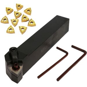 GreenZech 20x125mm Turning Tool Holder With 10pcs WNMG080404 Carbide Insert GreenZech 20x125mm Turning Tool Holder With 10pcs WNMG080404 Carbide Insert