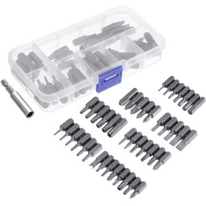 GreenZech 44Pcs S2 Screwdriver Bit Set Phillips Slotted Torx Hex Screwdriver Bits with Ext GreenZech 44Pcs S2 Screwdriver Bit Set Phillips Slotted Torx Hex Screwdriver Bits with Ext