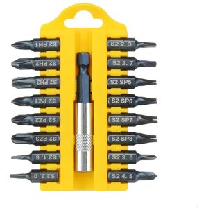 GreenZech (D) 17 In 1 Screwdriver Bit Set Alloy Steel 1/4 Inch Hex Shank Screwdriver GreenZech (D) 17 In 1 Screwdriver Bit Set Alloy Steel 1/4 Inch Hex Shank Screwdriver