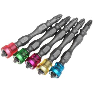 GreenZech 5pcs Double Head 65mm S2 Alloy PH2 Phillips Magnetic Screwdriver Bits 1/4 Inch H GreenZech 5pcs Double Head 65mm S2 Alloy PH2 Phillips Magnetic Screwdriver Bits 1/4 Inch H