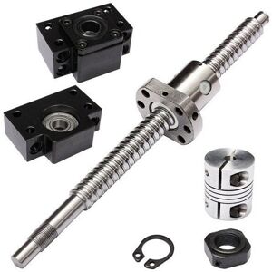 GreenZech Ball Screw Length 250mm with 1 Set BK/BF12 Supports and 6.35mm x 10mm Coupler fo GreenZech Ball Screw Length 250mm with 1 Set BK/BF12 Supports and 6.35mm x 10mm Coupler fo