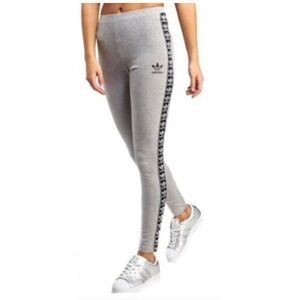 (UK14) Womens adidas Originals Taped Leggings Grey Yoga Gym Fitness BP9304 Brand (UK14) Womens adidas Originals Taped Leggings Grey Yoga Gym Fitness BP9304 Brand