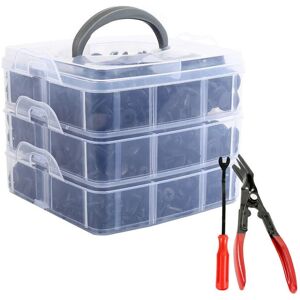 GreenZech 620Pcs Car Body Push Pin Retainer Rivet Fasteners Trim Molding Clip + Screwdrive GreenZech 620Pcs Car Body Push Pin Retainer Rivet Fasteners Trim Molding Clip + Screwdrive