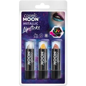 Smiffys Cosmic Moon Metallic Lipstick - Clamshell 5g Multi Smiffys Cosmic Moon Metallic Lipstick - Clamshell 5g Multi