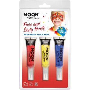 Smiffys Moon Creations Face & Body Paints and Brush Smiffys Moon Creations Face & Body Paints and Brush