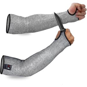Unbranded (Gray, 45cm) 1 Pair Anti Cut Arm Sleeve Cut Resistant Arm Cover Heavy Duty Prote Unbranded (Gray, 45cm) 1 Pair Anti Cut Arm Sleeve Cut Resistant Arm Cover Heavy Duty Prote