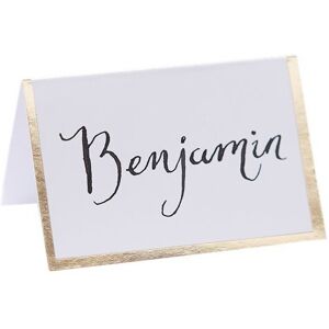 Ginger Ray Wedding Table Decorations White Gold Border Name Place Cards - 10 pcs Ginger Ray Wedding Table Decorations White Gold Border Name Place Cards - 10 pcs