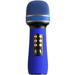 GreenZech (Blue) Wireless Bluetooth 5.0 Condenser Microphone Speaker FM Radio Integrated M GreenZech (Blue) Wireless Bluetooth 5.0 Condenser Microphone Speaker FM Radio Integrated M