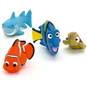 Disney Finding Nemo Rubber Bath Toys - Nemo, Bruce, Dory & Squirt Disney Finding Nemo Rubber Bath Toys - Nemo, Bruce, Dory & Squirt