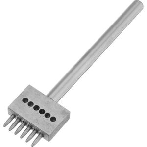 GreenZech (2 Hole) 2/4/6 Hole Row Leather Craft Round Hole Puncher Cutter Punch Tool 4mm S GreenZech (2 Hole) 2/4/6 Hole Row Leather Craft Round Hole Puncher Cutter Punch Tool 4mm S