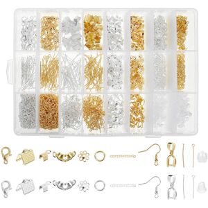 GreenZech 1963pcs Gold Silver Mixed Color Repair Metal Tools DIY Craft Supplies Set Jewelr GreenZech 1963pcs Gold Silver Mixed Color Repair Metal Tools DIY Craft Supplies Set Jewelr