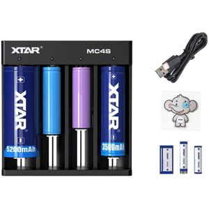 XTAR MC4S, the First Portable and Cost-effective 4 slot 18650 battery Charger wi XTAR MC4S, the First Portable and Cost-effective 4 slot 18650 battery Charger wi