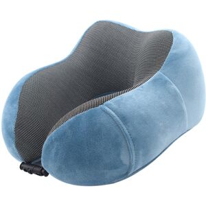 GreenZech (Blue) U Shaped Memory Foam Neck Soft Travel Pillow Solid Relieve Pressure GreenZech (Blue) U Shaped Memory Foam Neck Soft Travel Pillow Solid Relieve Pressure