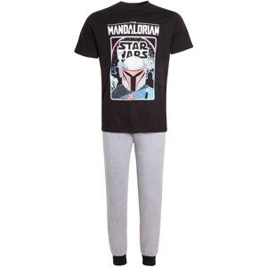 Disney (S) Mens Mandalorian Pyjamas Boba Fett Pjs Teens T-Shirt + Loungepants Star Wars Disney (S) Mens Mandalorian Pyjamas Boba Fett Pjs Teens T-Shirt + Loungepants Star Wars