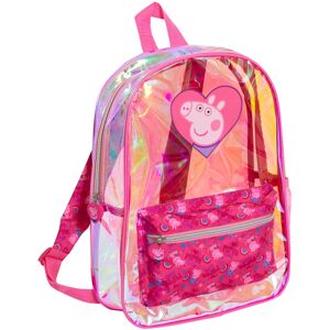 Peppa Pig Transparent Backpack Girls Swim Bag Kids Clear Wipeable Nursery Bag Peppa Pig Transparent Backpack Girls Swim Bag Kids Clear Wipeable Nursery Bag