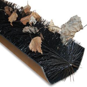 Gardeners Dream (28M) Groundmaster - Black Gutter Guard Brush - Drain Debris Downpipe Leaves Fil Gardeners Dream (28M) Groundmaster - Black Gutter Guard Brush - Drain Debris Downpipe Leaves Fil