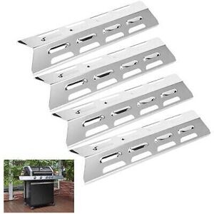 Unbranded 4pcs Gas Grill Heat Shield Plates Stainless Steel Flame Tamer For BBQ Unbranded 4pcs Gas Grill Heat Shield Plates Stainless Steel Flame Tamer For BBQ