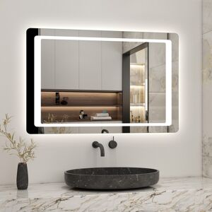 (800x600) Aica Illuminated Bathroom LED Mirror Backlit Touch (800x600) Aica Illuminated Bathroom LED Mirror Backlit Touch