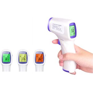 Unbranded Three Color Display Non-Contact Forehead Infrared Thermometer - Handheld, LED Ba Unbranded Three Color Display Non-Contact Forehead Infrared Thermometer - Handheld, LED Ba