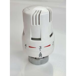 Manissa White Radiator Thermostatic TRV Valve Head M30 x 1.5 Universal Manissa White Radiator Thermostatic TRV Valve Head M30 x 1.5 Universal