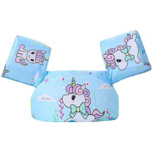 Unbranded (Blue Bow Horse) Kids Life Jacket Toddler Swim Arm Vest Cartoon Pattern Swimming Unbranded (Blue Bow Horse) Kids Life Jacket Toddler Swim Arm Vest Cartoon Pattern Swimming