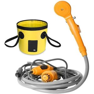 GreenZech (Yellow) 12L Shower Bag Set Portable Shower Rain Shower Car Motorcycle Washer Ha GreenZech (Yellow) 12L Shower Bag Set Portable Shower Rain Shower Car Motorcycle Washer Ha
