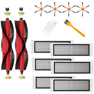 GreenZech 14pcs Replacements for XIAOMI Roborock S6 S55 Vacuum Cleaner Parts Accessories GreenZech 14pcs Replacements for XIAOMI Roborock S6 S55 Vacuum Cleaner Parts Accessories