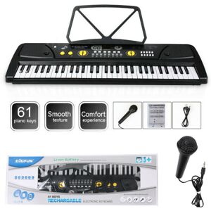 Unbranded 61 Key Digital Music Piano Keyboard Mic Electronic Musical Instrument Unbranded 61 Key Digital Music Piano Keyboard Mic Electronic Musical Instrument